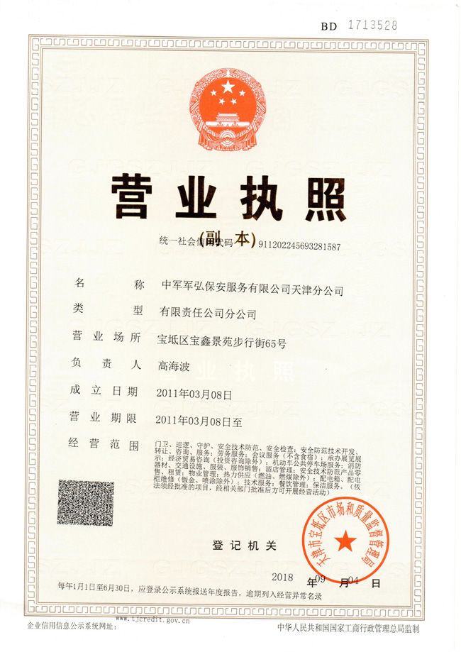 天津保安公司